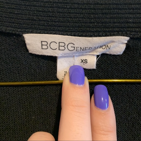 BCBG Cardigan Sweater - Black XS - Picture 4 of 6